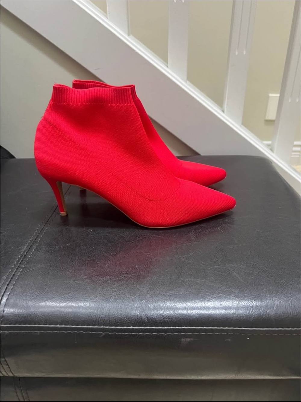 Forever 21 red sock heels